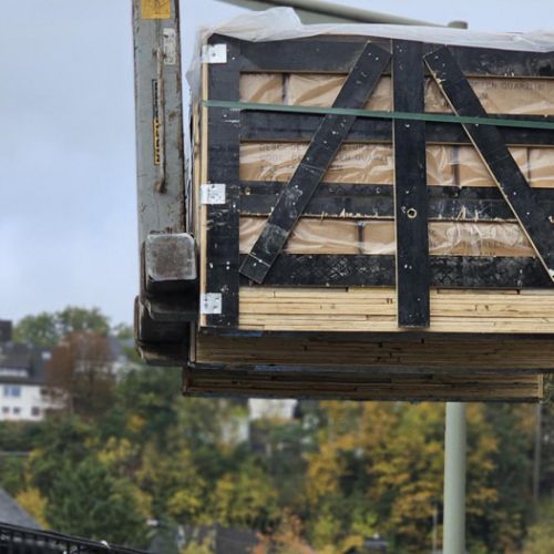 die später diverse Wände verkleiden sollen