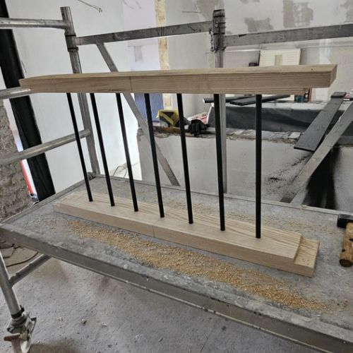 Auch Stilelemente wie das Kerkerfenster werden selbst gebaut!