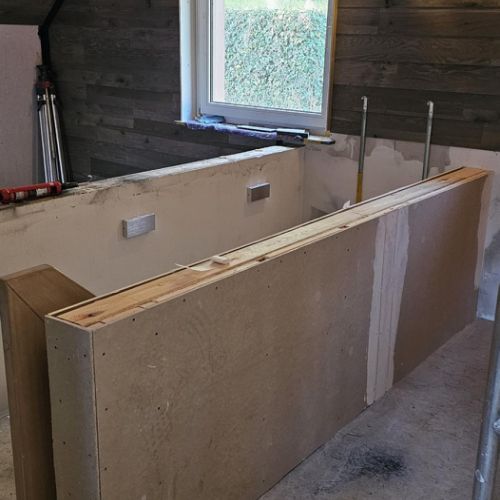 Die neue Brüstung ist jetzt auch absolut stabil und