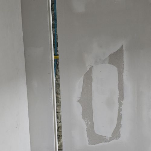 Die Wand aus Sicht des barocken Schlafgemachs,